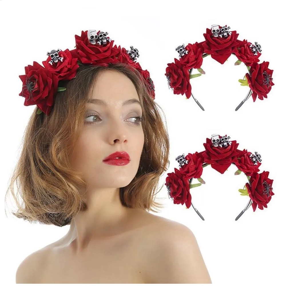 Día De Los Muertos headband NEW